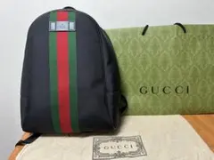 GUCCI グッチ バックパック リュック ブラック シェリーラインのサムネイル