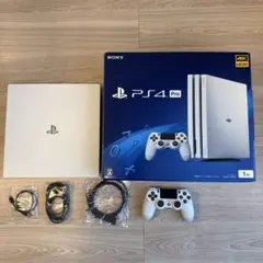 美品　PlayStation 4 pro 1TB ホワイト 本体