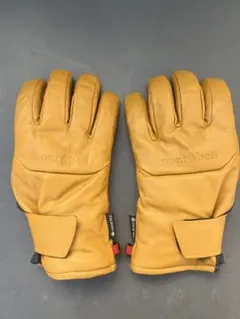 モンベル　ウインター レザーグローブ　カラー　タン　サイズM 1118847