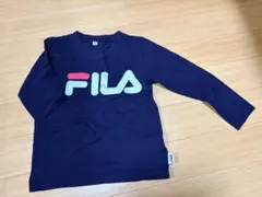 【値下げ】FILA ネイビー 長袖Tシャツ 110cm