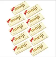 明治ホワイトチョコレートmeiji White Chocolate 10枚セットのサムネイル
