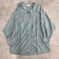 ゆ1842 SPORTMAX セーラーカラー 長袖シャツのサムネイル