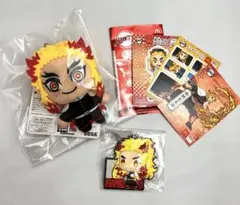 鬼滅の刃　煉獄杏寿郎 ぬいぐるみ・キーホルダー・BIG SMILEシール