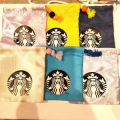 Starbucks スターバックス 巾着袋 6枚セットのサムネイル