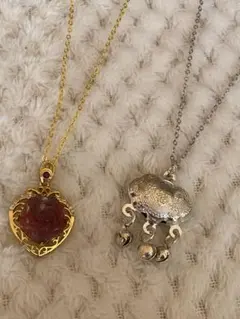 天然石ネックレス　右おまけ