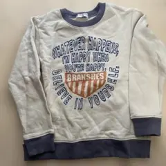 BRANSHES 130アイボリー トレーナー綿　ブランシェス