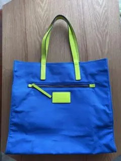 MARC JACOBS トートバッグ ブルー ネオンイエローのサムネイル