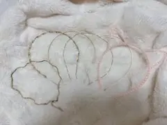 カチューシャ5点 ネックレス1点 計6点セット