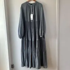 新品 スピックアンドスパン C/Rボイルタックノースリーブワンピース