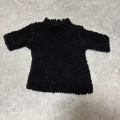 ポップコーントップス 古着 ヴィンテージ vintage シンプル　黒