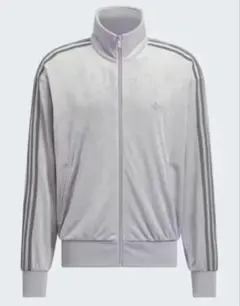 adidas トラックジャケット ファイヤーバード ベロア グレー 3XL
