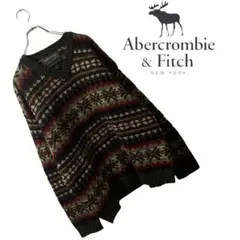 【100%Wool】Abercrombie&Fitch ウール　ニットのサムネイル