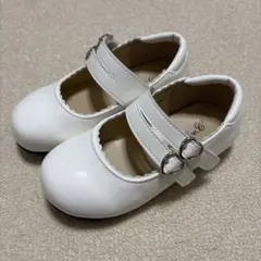子供靴 フォーマルシューズ 16.0 キャサリンコテージ ハートバックル白