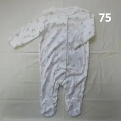 ホワイト小花柄ロンパース/ベビーギャップ ザラベビー H&M ネクスト