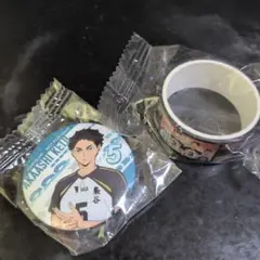 ハイキュー‼︎ くら寿司　缶バッジ　赤葦京治