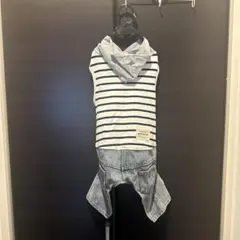 【2L犬の洋服】デニムズボン付きのサムネイル