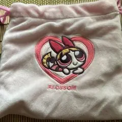 新品！パワーパフガールズ ふわふわ巾着　ブロッサム