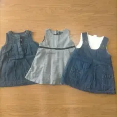 全サイズ80cm☆3点セット ワンピース まとめ売り ベビー baby 女の子