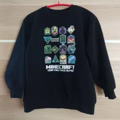 Minecraft トレーナー サイズ130 裏起毛