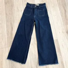 ZARA マリンストレートジーンズ　ワイド