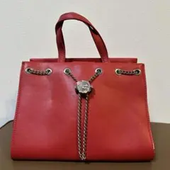 サマンサベカ　赤　2wayバック