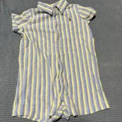 Ralph Lauren ストライプロンパース 6M