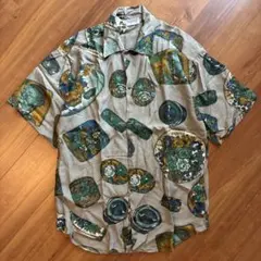 古着 半袖シャツ 総柄 1990sグレー アーカイブのサムネイル