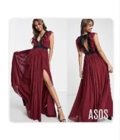 新品同様美品　ASOS Anaya ロングドレス　UK8