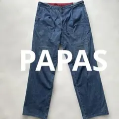 ✨90s 希少サイズ ヴィンテージ papas パパス デニム パンツ 大きめのサムネイル