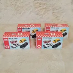 トミカ ハッピーセット第1弾 4種コンプセット ※週末限定スペシャルDVD付き