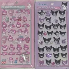 My Melody & Kuromi ボンボンドロップシールセット