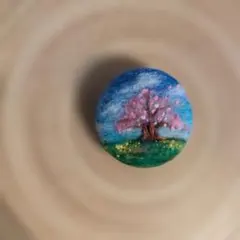 ハンドメイド　羊毛ブローチ
