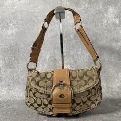 coach コーチ　ソーホ　ワンショルダーバッグ　キャンバス　シグネチャー
