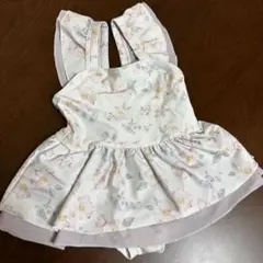 プティマイン　花柄　水着　90 ワンピース