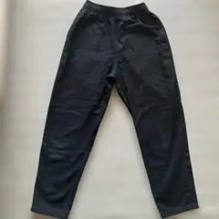 GUシェフパンツ　ウエストゴム　黒150cm