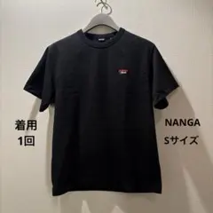 ナンガ ボックスロゴ tシャツ Sサイズ ブラック