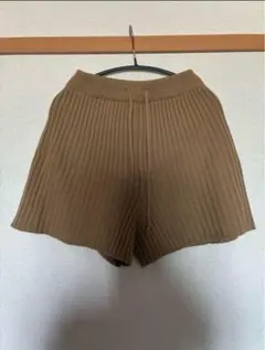 最終値下げ即購入OK nugu ブラウン ニット ショートパンツ
