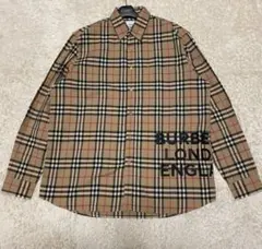 現行・美品✨バーバリー　ホースシェリー　ビックロゴ　ノバチェック　シャツ