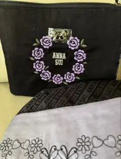 Anna sui アナスイの収納ポーチ付き エコバッグ