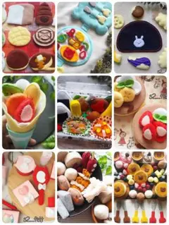 37 フェルトままごと　おにぎり　オーダーページ おにぎり全種類できました😄✨ 美味しそうです😍 . . お品書き