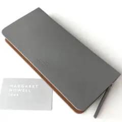 【新品】マーガレットハウエル✨ベンジャミン ラウンドジップ 長財布 グレーのサムネイル