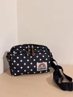【一時値下】Coleman ショルダーバッグ 水玉柄
