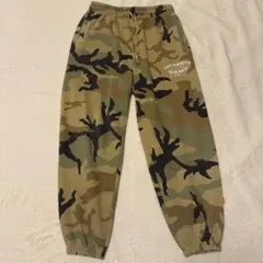 GRIMEY（グライミー）迷彩 裏起毛 スウェットパンツ Lサイズ