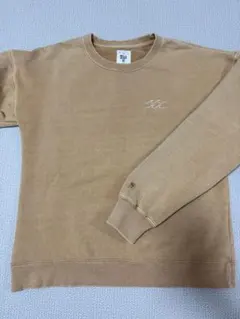 【BILLABONG】美品！ベージュ スウェット トレーナー バックプリントあり