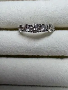 K18無着色天然ヴィヴィトイエロ－ダイヤリング、1.15ct.サイズ22.0号！