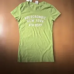 Abercrombie & Fitch Tシャツ ライトグリーン M定価46$のサムネイル