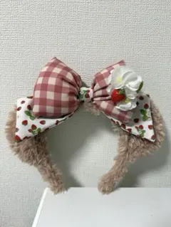 シェリーメイ　ストロベリー　カチューシャ　ディズニーシー限定レアのサムネイル
