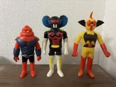 ソフビ魂 アクマイザー3(ザビタン・イビル・ガブラ)3体セット - メルカリ