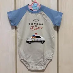 TOMICA&tom 働く車　ロンパース
