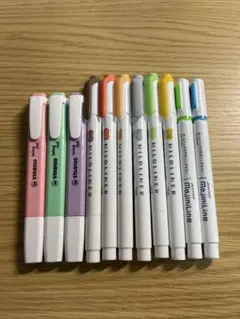 新品マイルドライナー6本STABILO3本JUSTFIT2本まとめ売り